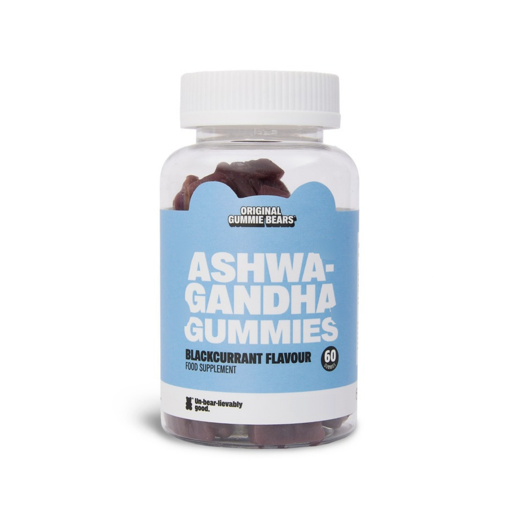 Original Gummie Bears Ashwagandha Gummies Blackcurrant 60 Pack