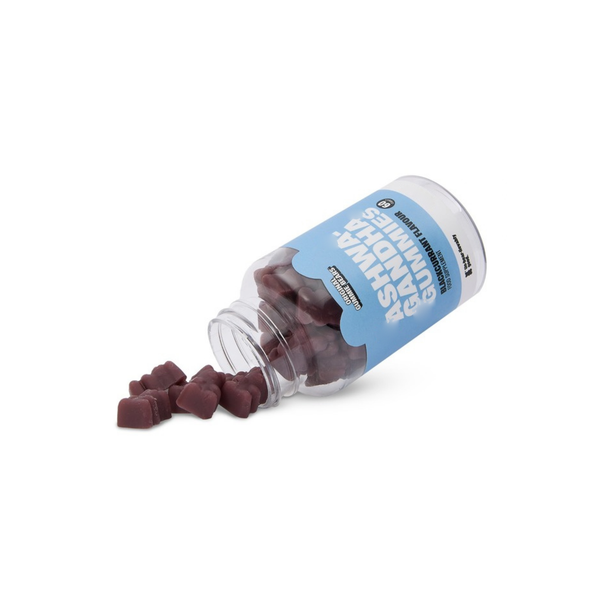 Original Gummie Bears Ashwagandha Gummies Blackcurrant 60 Pack